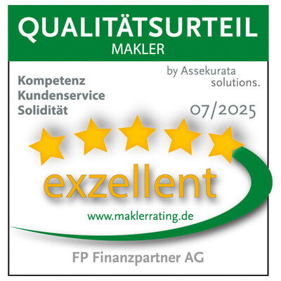 Maklerrating "Exzellent"