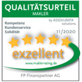 Qualitätsurteil "Excellent"